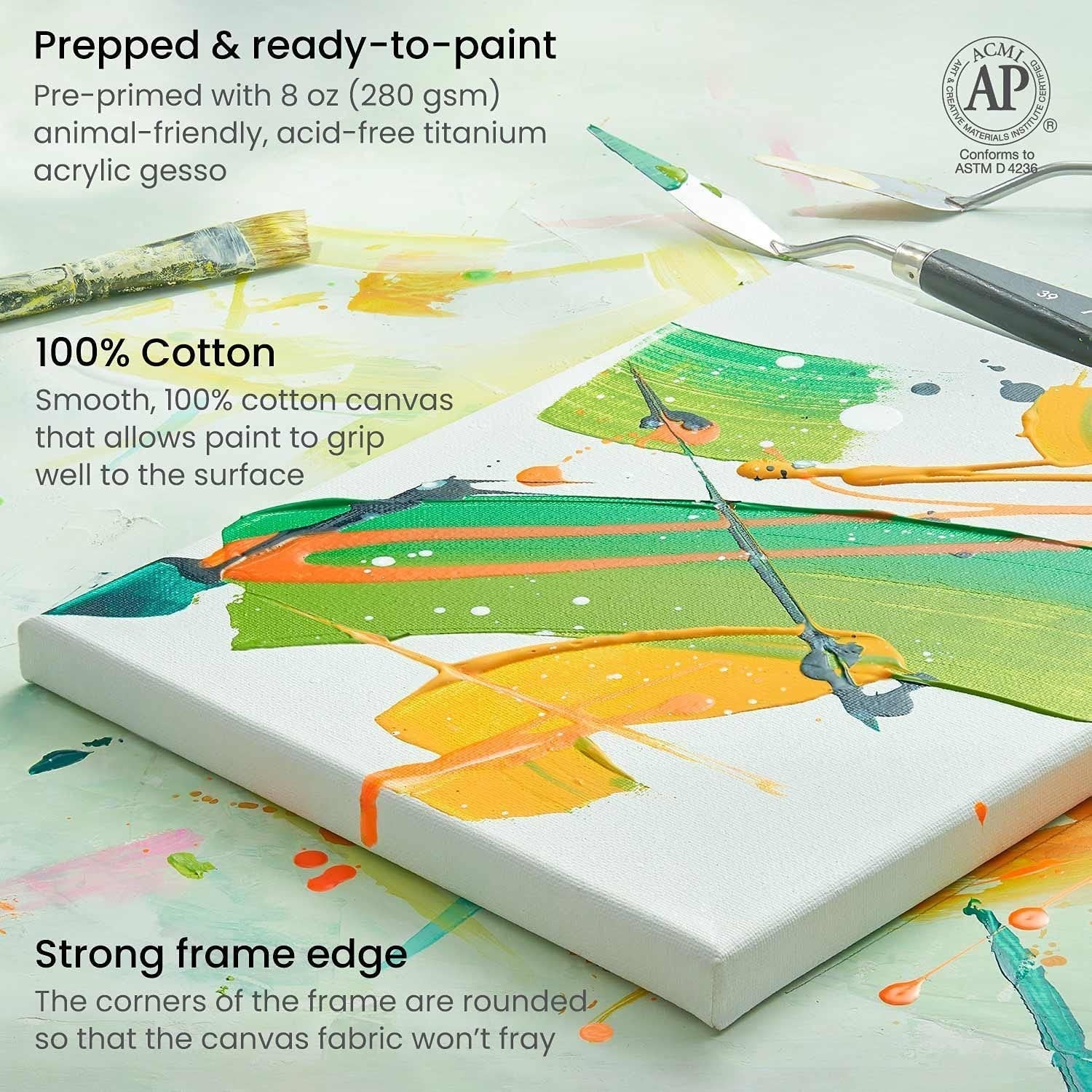 Roy Stretched Canvas Frame Information